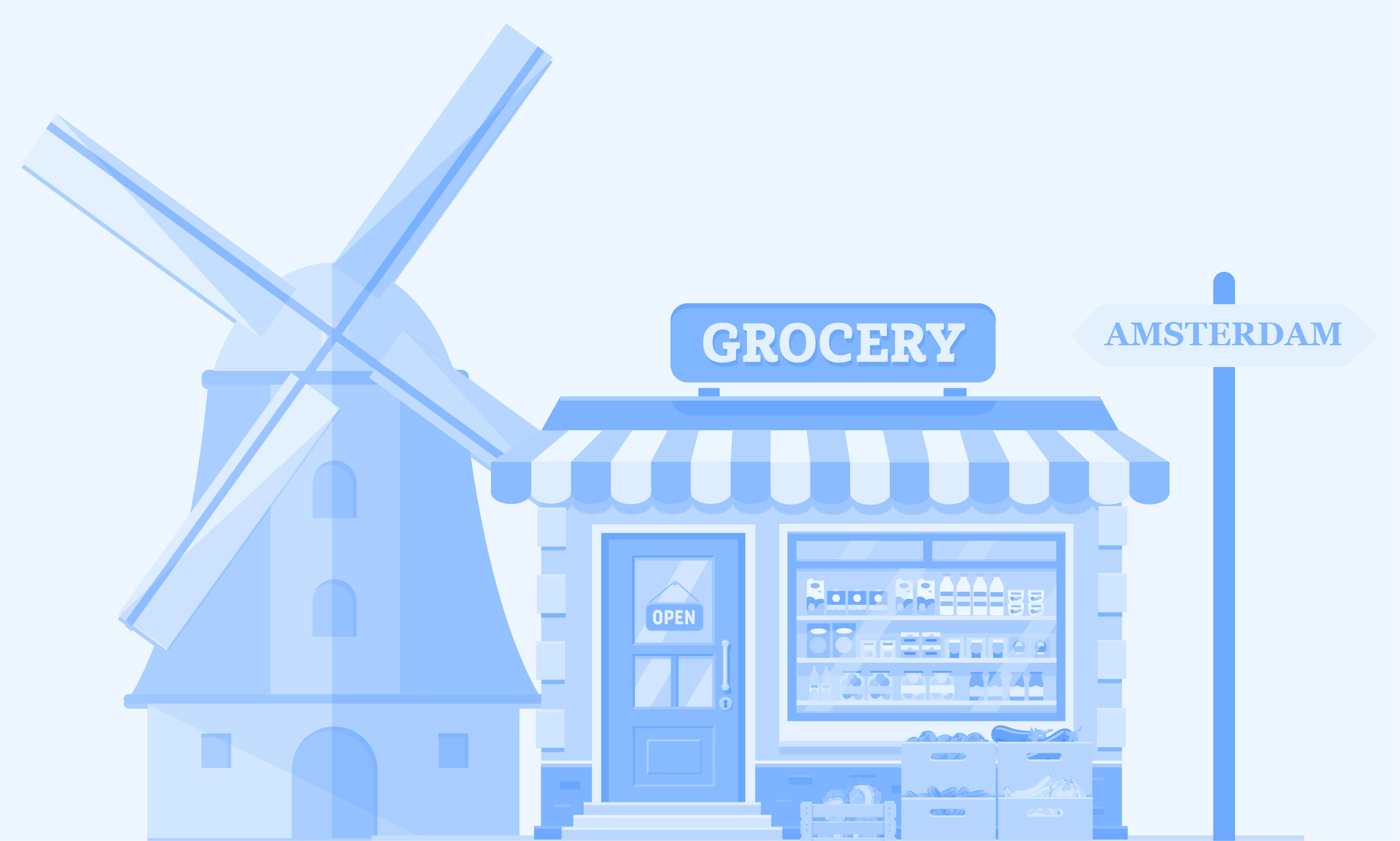 Amsterdam Grocery Store locations