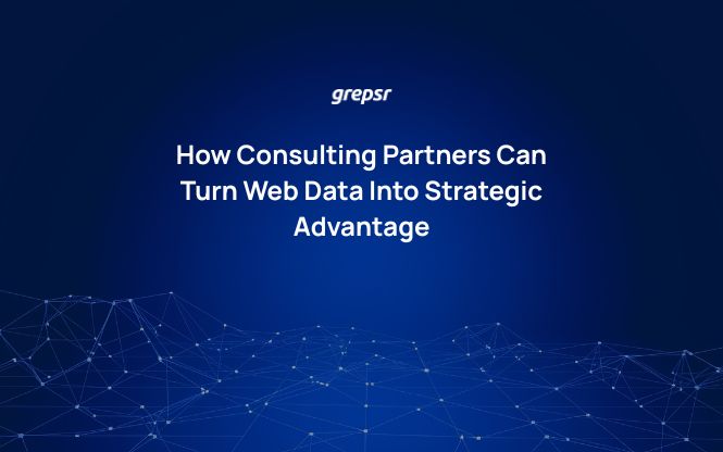 Web data into strategic advantage for consulting partners