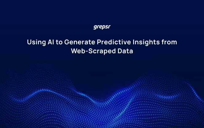 Using AI to Generate Predictive Insights from Web-Scraped Data