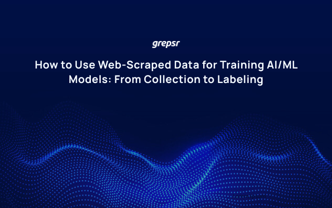How to Use Web-Scraped Data for Training AI/ML Models: From Collection to Labeling
