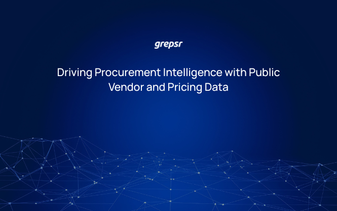 Driving Procurement Intelligence with Public Vendor and Pricing Data