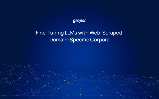 Fine-Tuning LLMs with Web-Scraped Domain-Specific Corpora